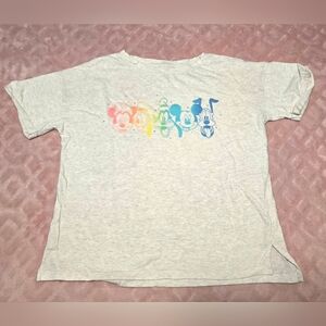 Disney GAP Kids Mickey Mouse & Friends Girls Size XXL Graphic T-Shirt Rainbow